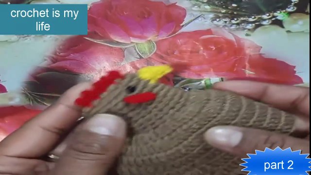 How To Make Crochet Amigurumi Rooster Hen (Part2)Tutorial English Free Pattern For Beginner's