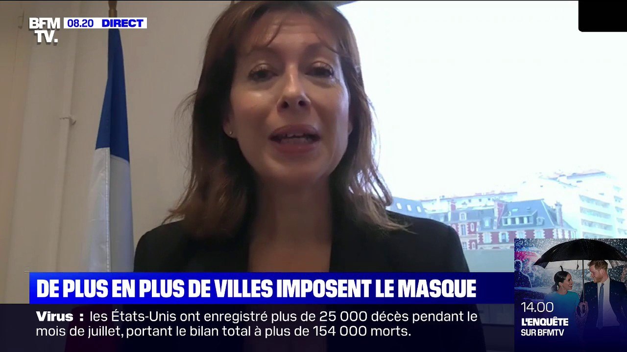 La maire de Biarritz précise où le port du masque sera obligatoire en extérieur