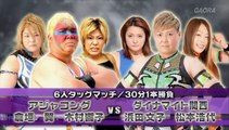 Aja Kong, Kyoko Kimura & Tsubasa Kuragaki vs. Ayako Hamada, Dynamite Kansai & Hiroyo Matsumoto 2014.06.04