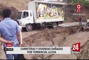 Jaén: intensas precipitaciones causaron daños en carreteras, caminos y vías