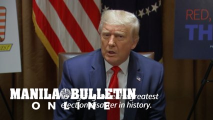 'This is going to be the greatest election disaster in history' Trump