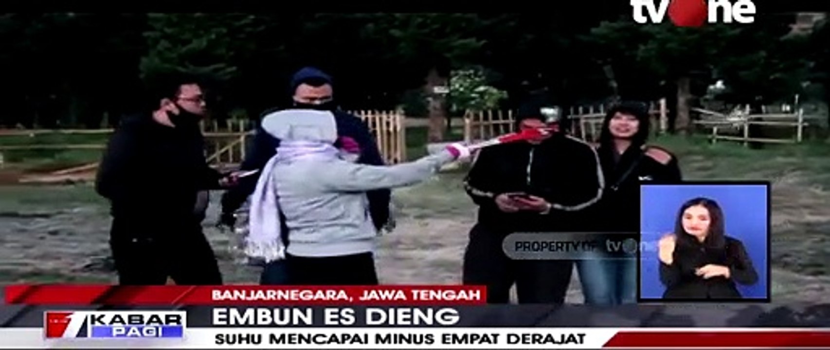 Inilah Penampakan Hamparan Embun Es Dieng