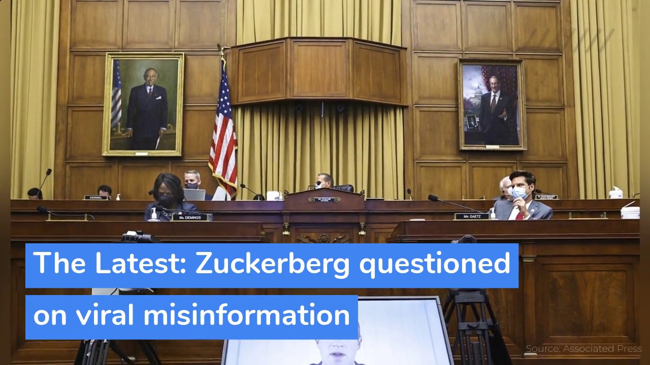 The Latest: Zuckerberg questioned on viral misinformation , and other top stories from August 01, 2020.