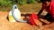 Easy Snake Trap - Build Deep Hole Underground Using Long Pipe & Big Plastic Bottle