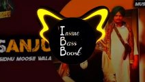 SANJU (Bass Boosted) Sidhu Moosewala ||Latest punjabi song 2020|| Bass Boosted Song 2020