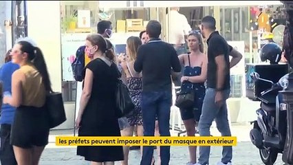 Coronavirus : le port du masque bientôt obligatoire en extérieur dans plusieurs villes