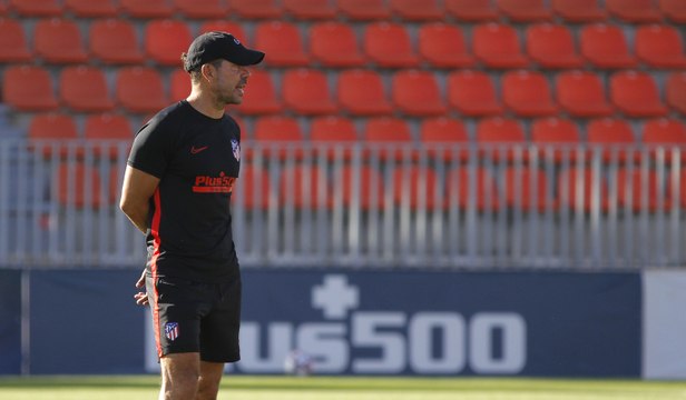 El Atlético de Madrid continúa preparando el partido ante el Leipzig