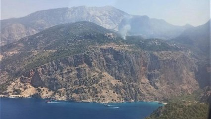 Fethiye’de orman yangını