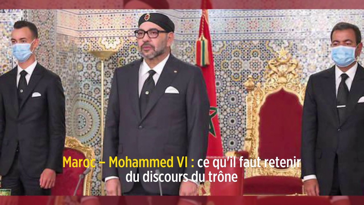 Maroc – Mohammed VI : ce qu'il faut retenir du discours du trône