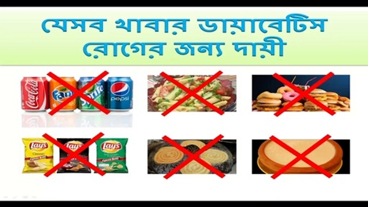 The foods that are responsible for diabetes।। Top 06 Worst Foods For Diabetes।।diabetes।।Health tips