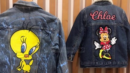 Të pikturosh veshjet… Personazhet e famshme në atlete, çanta apo xhaketa