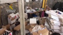 La Guardia Civil desmantela un laboratorio en A Coruña de gel hidroalcohólico falso
