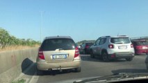 Ora News - Mëngjesi nis me trafik në autostradën Tiranë-Durrës