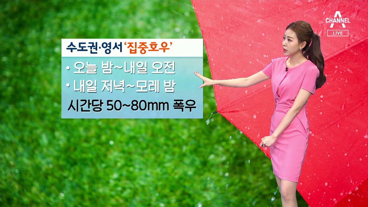 [날씨]모레까지 중부 많은 비…수도권·강원영서 250mm