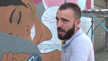 Covid-19 frymëzon artistët/ Pikatura murale “pushton” rrugët e Tiranës - Lajme - Vizion Plus