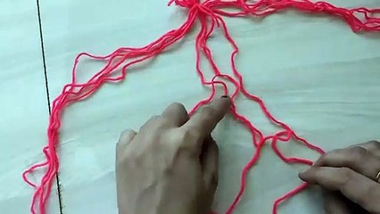 -- Home Made woolen Rakhi IDEA -- Diy easy home made rakhi  ll[via torchbrowser.com]