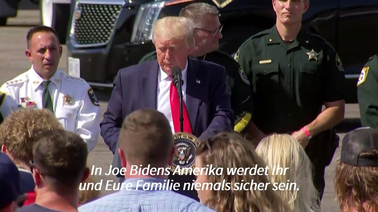 Trump: 'In Bidens Amerika werdet Ihr nie sicher sein'