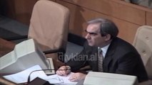 Parlamenti, Sokol Nako per modernizimin e hekurudhave shqiptare - (28 Korrik 2000)