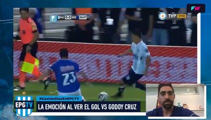 Gastón Díaz revive el gol de Centurión a Godoy Cruz