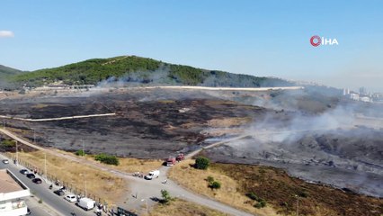 Maltepe’de Kenan Evren Kışlası’nda korkutan yangın
