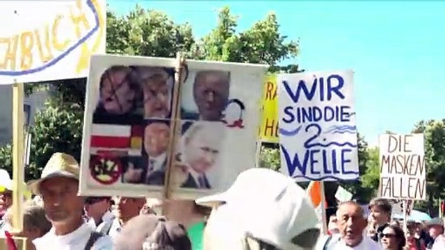Tüntettek a koronavírus-járvány miatti német korlátozások ellen
