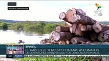 Brasil registra más de mil focos de incendio en la Amazonía