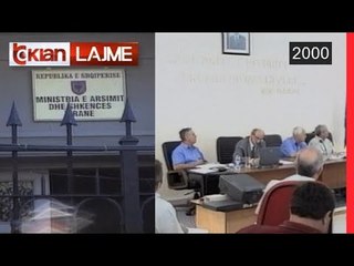Ministria e Arsimit ben analizen gjashte mujore te punes - (31 Korrik 2000)