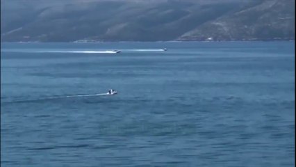 Policia shqiptare dhe italiane në ndjekje të gomones prej 4 orësh, dy persona në bord - Vizino Plus