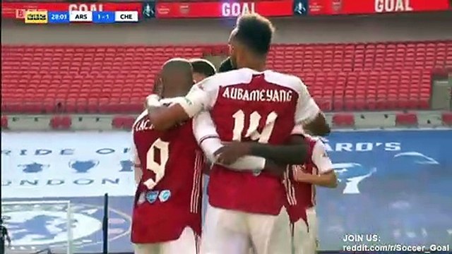 Pierre-Emerick Aubameyang penalty Goal HD - Arsenal 1 - 1 Chelsea - 01.08.2020 (Full Replay)