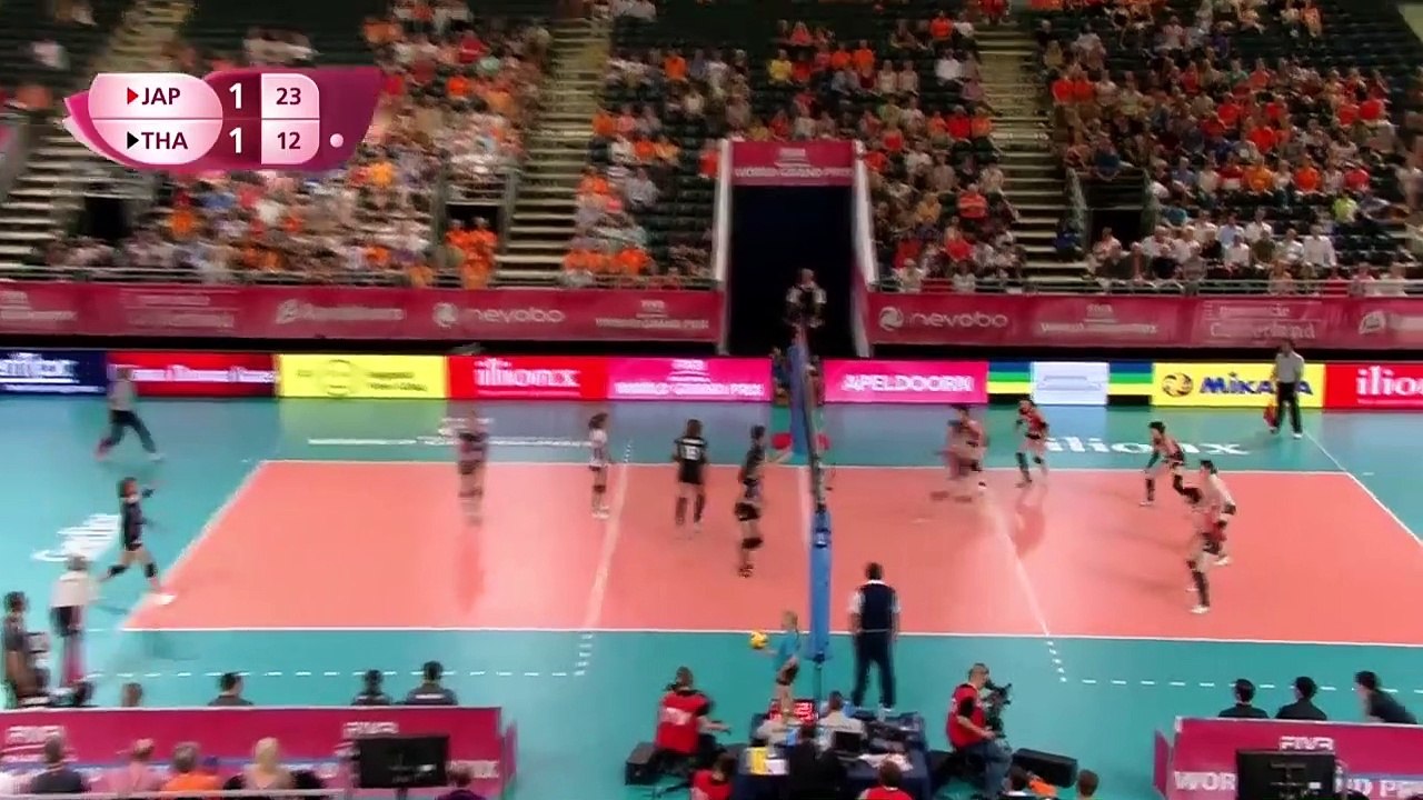 西甲联赛-女排赛事日本VS泰国