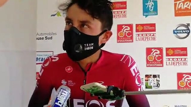 Route d'Occitanie 2020 - Egan Bernal, 6to de la primera etapa en Occitania : Haremos lo mejor que podamos ...