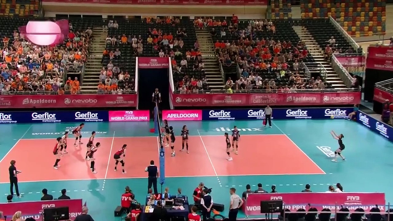 西甲联赛-女排赛事日本VS泰国2