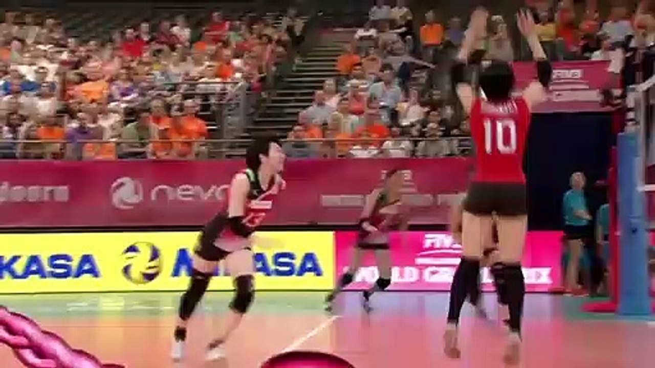 西甲联赛-女排赛事日本VS泰国3