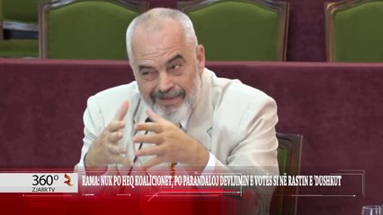 RAMA NUK PO HEQ KOALICIONET, PO PARANDALOJ DEVIJIMIN E VOTËS SI NË RASTIN E 'DUSHKUT