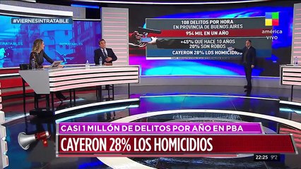 108 delitos por hora en la provincia de Buenos Aires