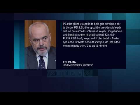 Gjiknuri fton Bashën dhe Metën në mbledhje: Do të jetë edhe Rama - News, Lajme - Vizion Plus