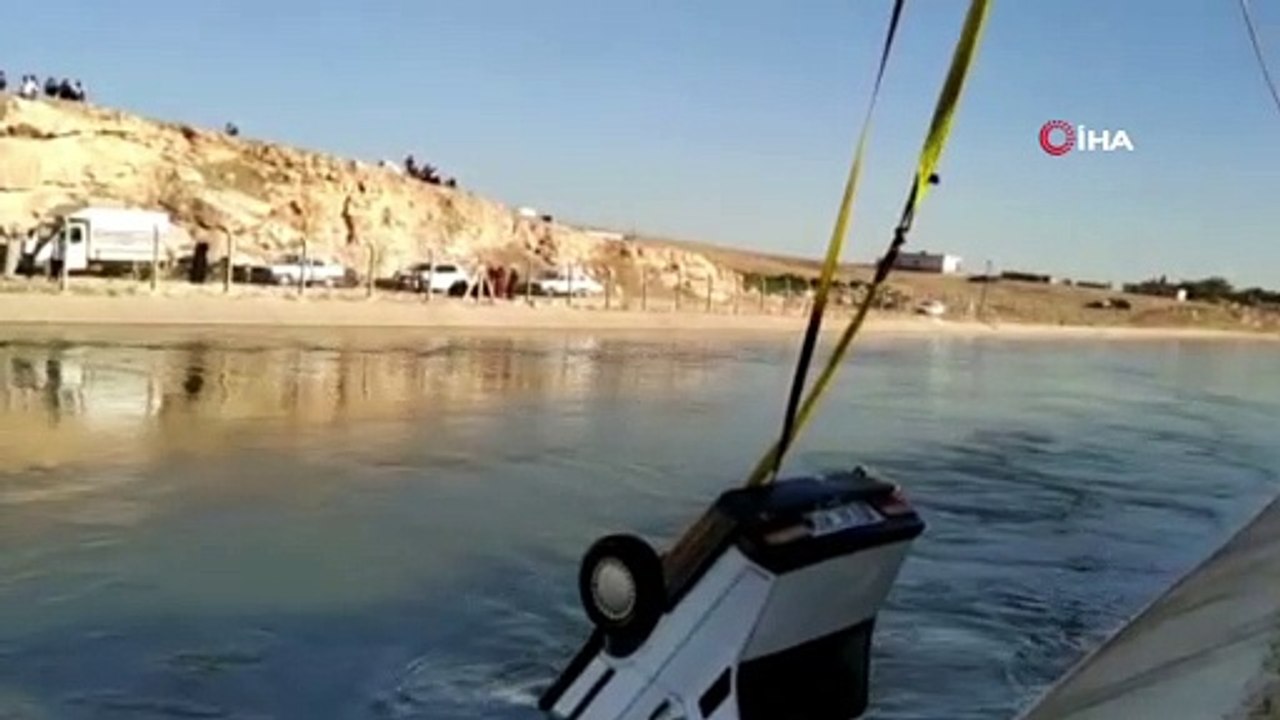 Şanlıurfa’da feci olay...Sulama kanalına devrilen otomobildeki biri çocuk 2 kişi boğuldu