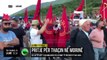 Pritje për Thaçin në Morinë/ Ish luftëtarët e UÇK mblidhen pas kthimit të Presidentit nga Haga