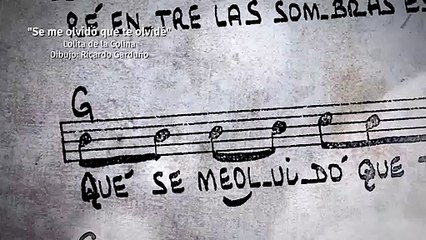 Ricardo Garduño dibuja "Se me olvidó que te olvidé", en El Arte de la Canción