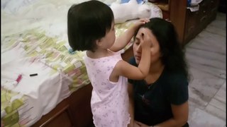 Make up session | Shivangini | Cute little girl