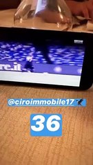 Immobile raggiunge Higuain, l'esultanza del Faina