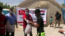 Türk Kızılay 550 göçmen aileye kurban eti dağıttı - KERKÜK
