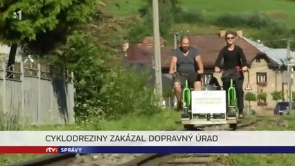 Cyklodreziny zakázal Dopravný úrad [STV]