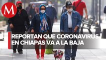 Bajan contagios y muertes por covid-19 en Chiapas