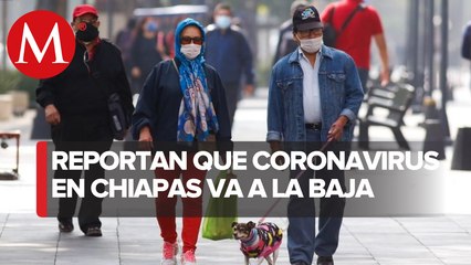 Bajan contagios y muertes por covid-19 en Chiapas