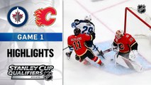 NHL Highlights | Jets @ Flames 8/01/2020