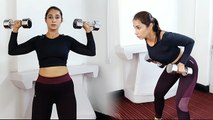 Upper Body Workout: घर में वर्कआउट कैसे करें | घर पर जिम कैसे करें | Upper Body Workout Dumbbells