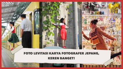 Deretan Foto Levitasi Karya Fotografer Jepang, Keren Banget!