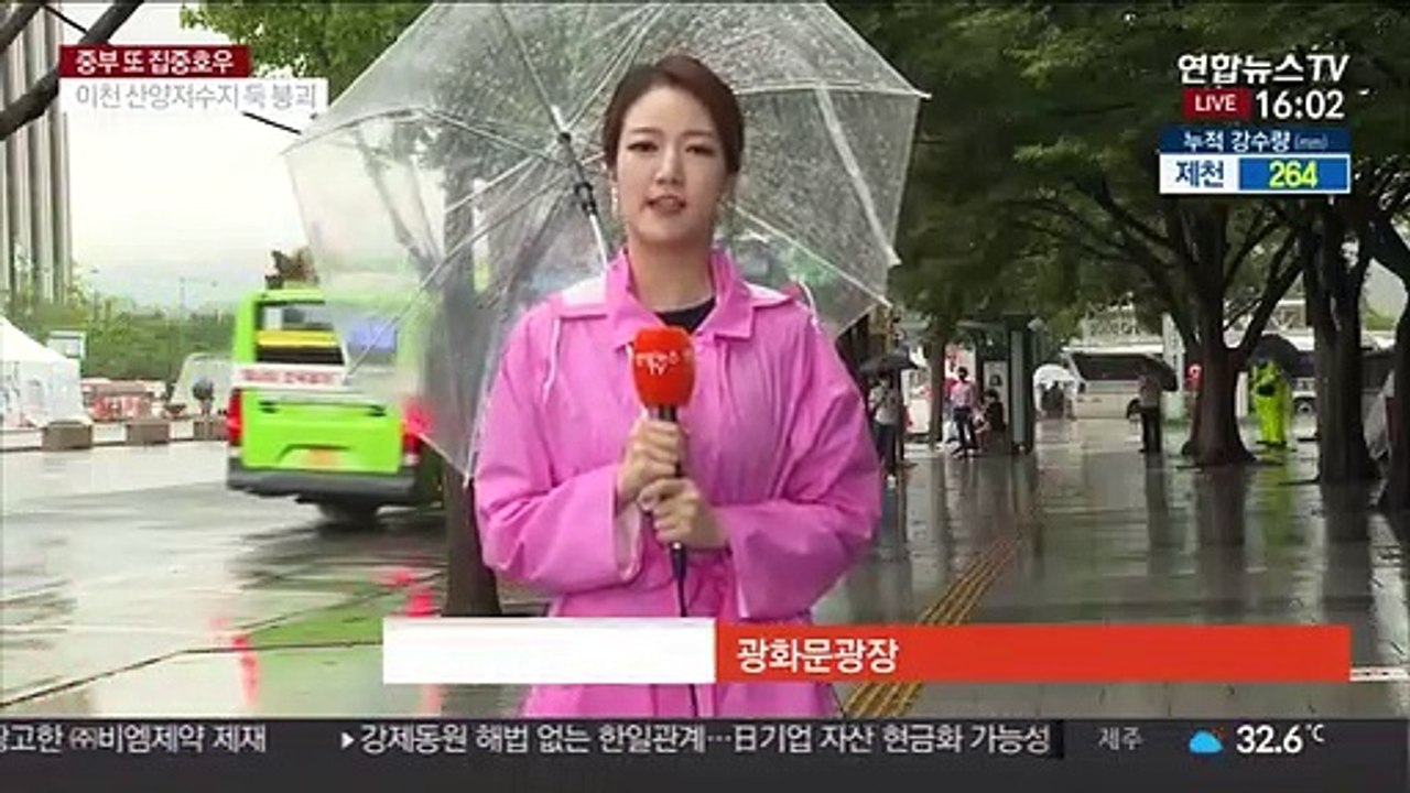 [날씨] 서울 호우경보…중부 내일까지 300mm 물벼락