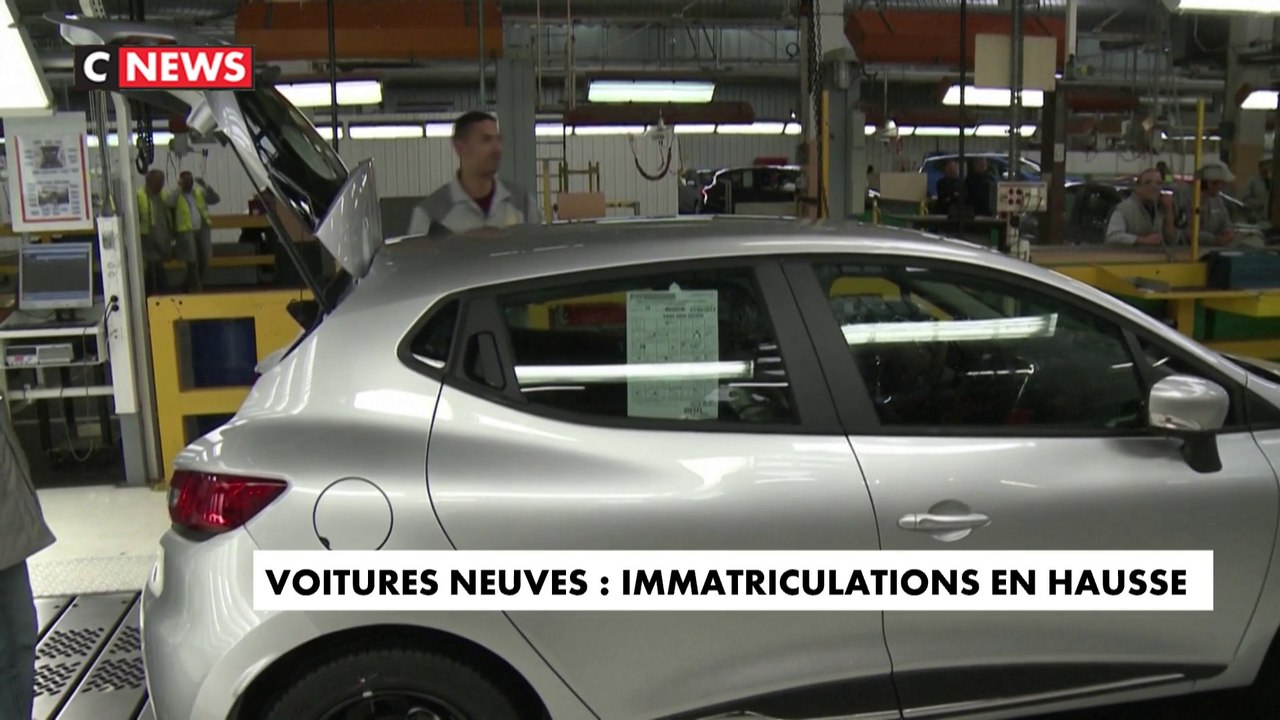 Voitures neuves : les immatriculations repartent à la hausse